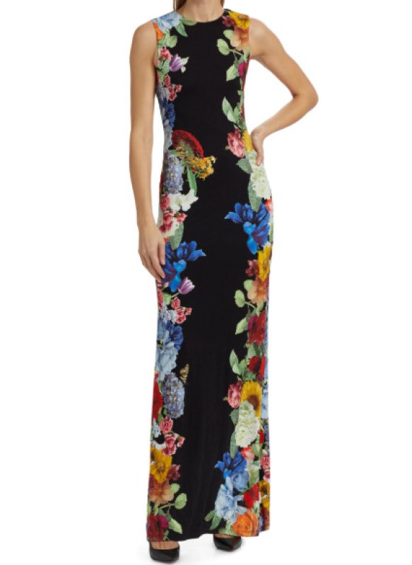 画像1: セール！Alice + Olivia アリスアンドオリビア　Delora Maxi Dress (1)