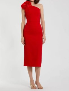 【MAC DUGGAL】関税込★ミディドレスワンピ Mac Duggal(マックドゥガル)のレディース パーティードレス 人気