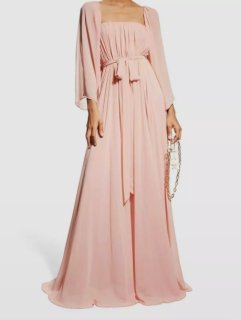 SALE *Badgley Mischka* ショルダー装飾ドレス ワンピース Badgley Mischka(バッジェリーミシュカ) ワンピース(レディース
