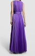 画像2: セール！Badgley Mischka  Sleeveless Pleated Gown   パープル系 (2)