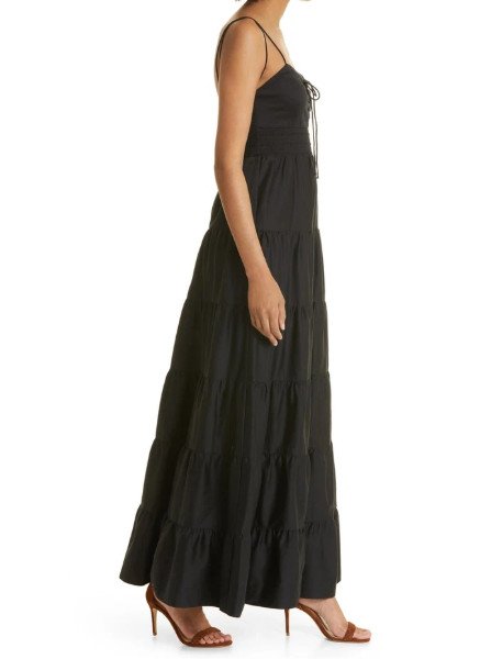 画像2: Alice + Olivia アリスアンドオリビア　 Jori Tiered Maxi Dress  (2)