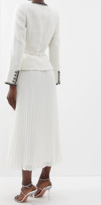 画像3: セール！【キャサリン妃愛用】Self Portrait　セルフポートレート  Tailored Embellished Belted Midi Dress  06241 (3)