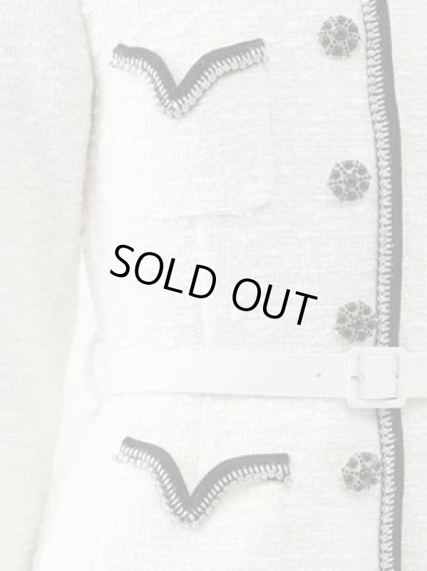 画像2: セール！【キャサリン妃愛用】Self Portrait　セルフポートレート  Tailored Embellished Belted Midi Dress  06241 (2)