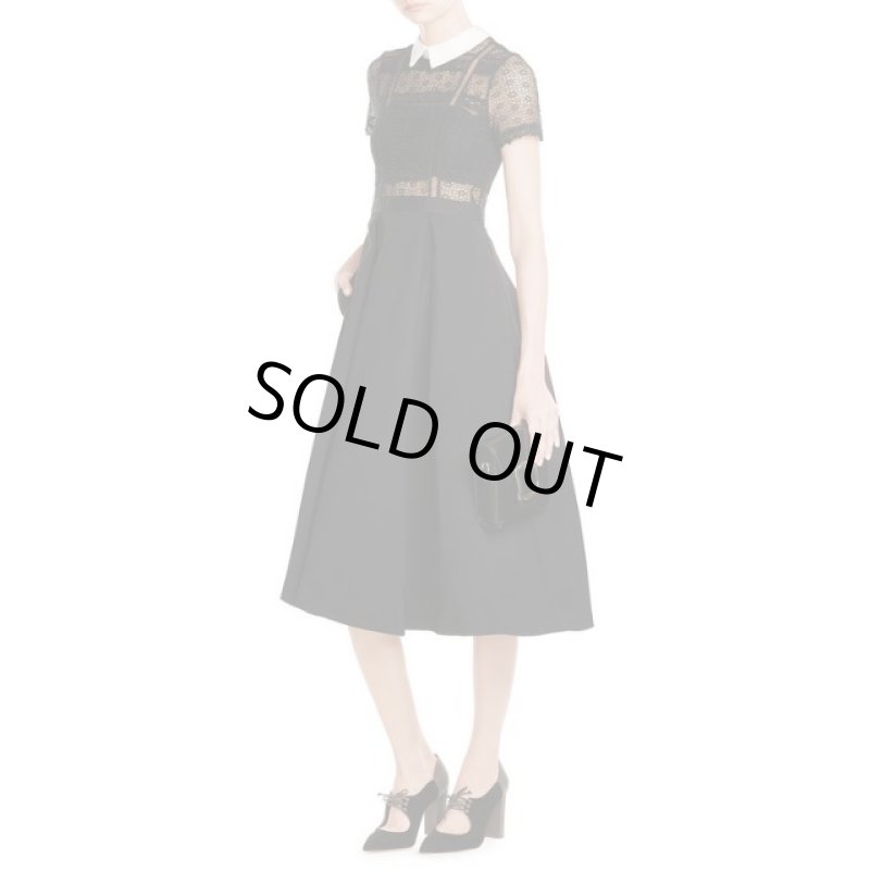 画像1: 【パリスヒルトン愛用】SELF PORTRAIT  GUIPURE LACE COLLAR DRESS (1)