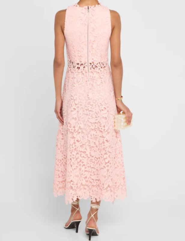 画像2: セール！Alice + Olivia アリスアンドオリビア　Babette Lace Midi Dress  07011 (2)