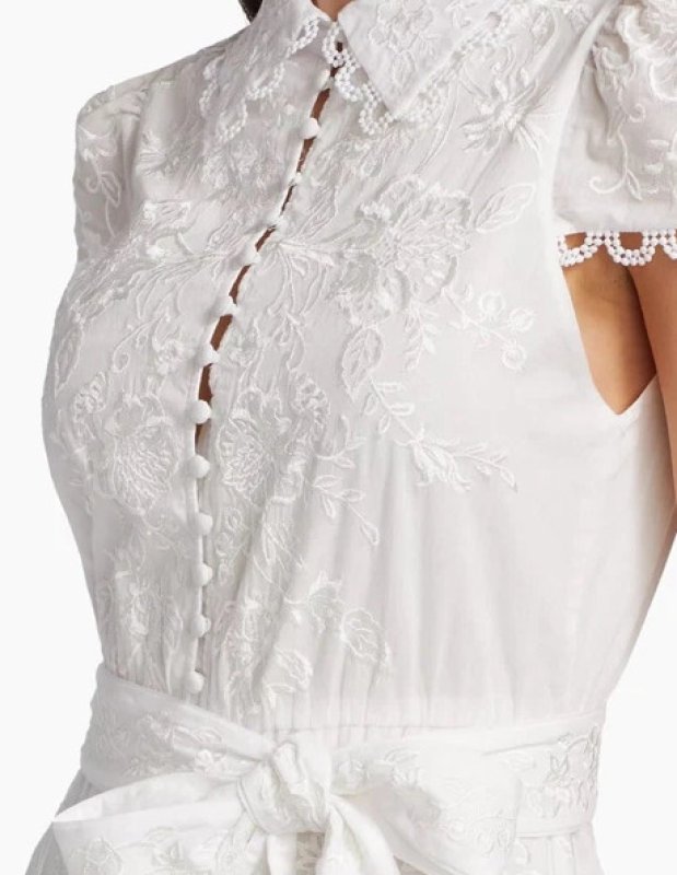 画像3: 【Sa­van­nah Guthrie愛用】Alice + Olivia アリスアンドオリビア　 Vannessa Belted Midi Shirtdress  (3)