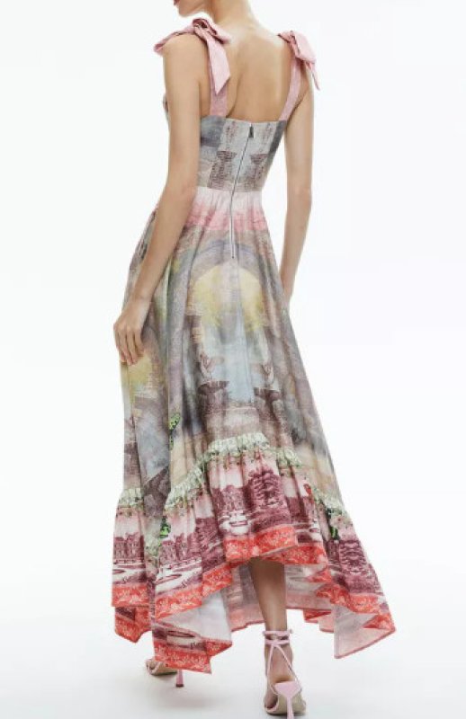 画像2: 限定セール！Alice + Olivia アリスアンドオリビア　 Rosalee Maxi Dress Versailles (2)