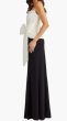 画像2: Tadashi Shoji  タダシショージ   Kinah Oversized Bow Gown　ブラック、アイボリー   (2)