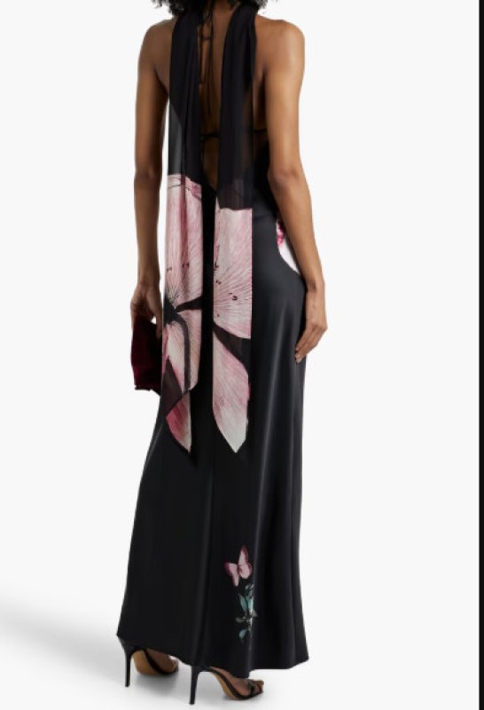 画像2: セール！Alice + Olivia アリスアンドオリビア　 Montana スカーフ付きドレス (2)