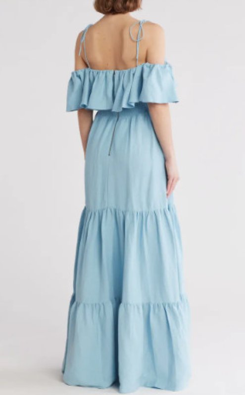 画像3: セール！Alice + Olivia アリスアンドオリビア　  Kia Tiered Maxi Dress  08121 (3)