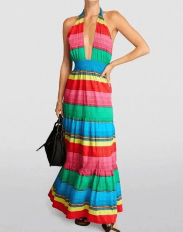 画像4: セール！Alice + Olivia アリスアンドオリビア　  Lyndon Maxi Dress   07103 (4)