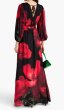画像2: セール！Alice + Olivia アリスアンドオリビア　  Clarissa wrap-effect Maxi Dress (2)