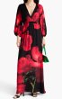 画像1: セール！Alice + Olivia アリスアンドオリビア　  Clarissa wrap-effect Maxi Dress (1)