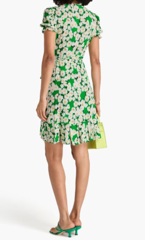 画像2: Diane von Furstenberg 　ダイアンフォンファステンバーグ　Emilia ラップドレス (2)