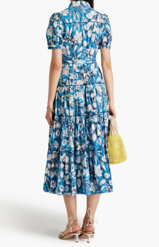 画像2: Diane von Furstenberg 　ダイアンフォンファステンバーグ　queena dress ブルー系 (2)