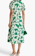 画像2: セール！Diane von Furstenberg 　ダイアンフォンファステンバーグ　Majorie 花柄ドレス　グリーン系 (2)