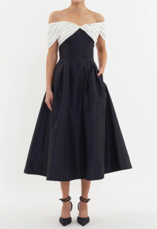 画像1: セール！Rebecca Vallance レベッカヴァランス  Eliza オフショルダードレス  08031 (1)