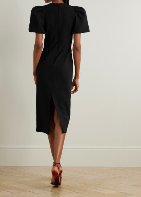 画像2: Rebecca Vallance レベッカヴァランス  Rosette embellished midi dress (2)