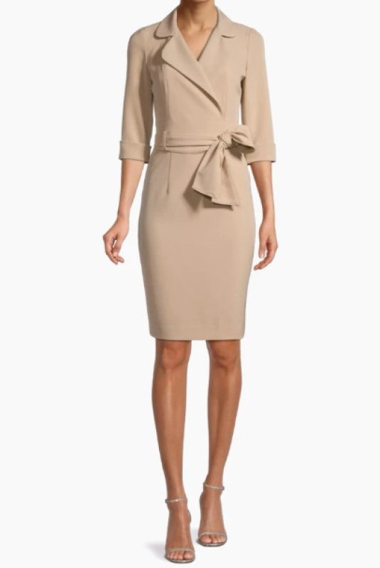 画像1: 【ドラマ使用】Black Halo   Lucinda dress ベージュ系 (1)