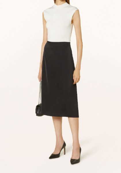画像1: セール！BOSS   Ferdola Mixed Media Dress (1)