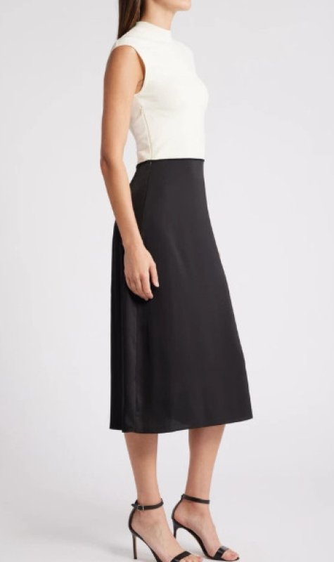 画像2: セール！BOSS   Ferdola Mixed Media Dress (2)