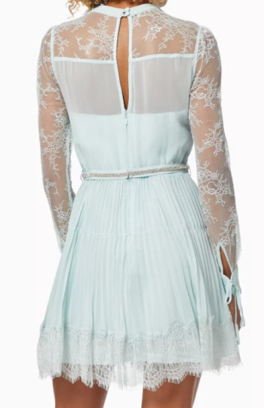 画像3: 【訳アリ特価品】Self Portrait　セルフポートレート　Lace Trim Mini Dress  (3)