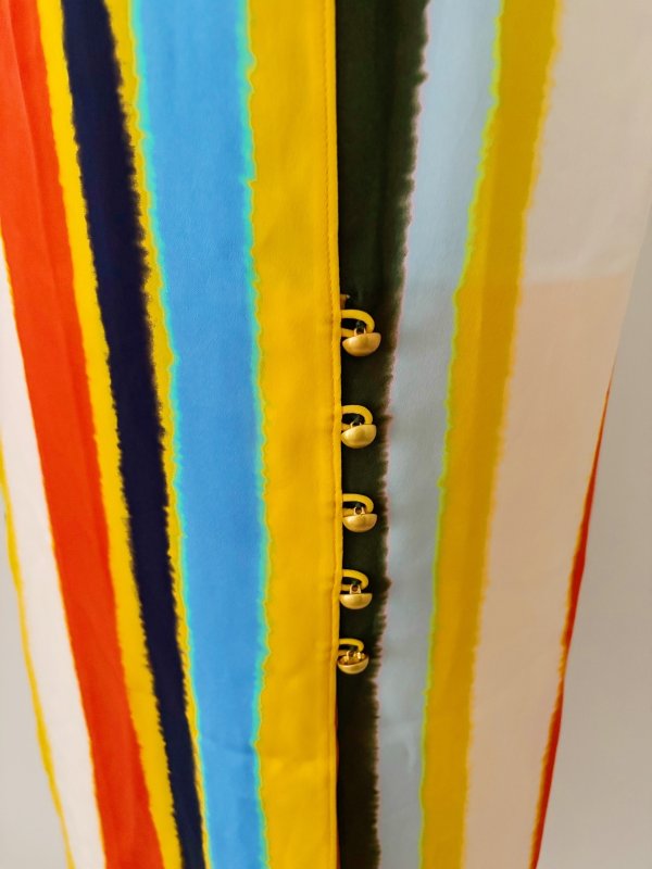 画像9: 【訳アリ特価品】Tory Burch トリーバーチ　 Bettina ストライプドレス (9)