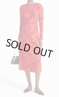 国内発| VICTORIA BECKHAM ツイストショルダー ミディドレス 関税込＞Victoria Beckhamアシンメトリードレープミディドレス