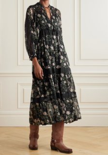 【新品未使用】インポートドレス／花柄／ワンピース レースレイヤー花柄肩開き／ワンピース｜INGNI(イング) 公式通販