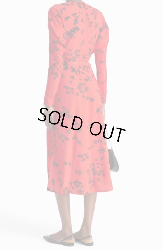 画像2: 再販売セール！【川栄李奈さん着用】VICTORIA BECKHAM  ヴィクトリアベッカム　花柄ミディドレス  07263 (2)