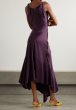 画像2: セール！【矢田亜希子さん着用】VICTORIA BECKHAM  ヴィクトリアベッカム  ドレープサテンドレス (2)