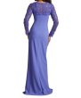 画像3:  Tadashi Shoji  タダシショージ　 Sagamore Ribbon Flower Embellished Gown パープル系 (3)