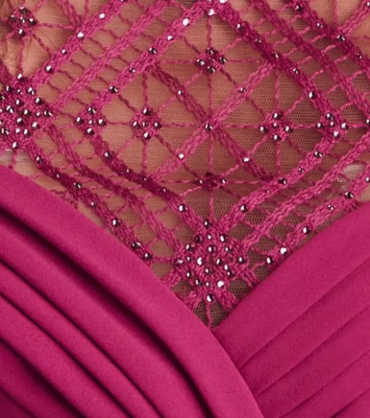 画像4:  Tadashi Shoji  タダシショージ  Yura Waterfall Flounce Gown パープル系  13777 (4)