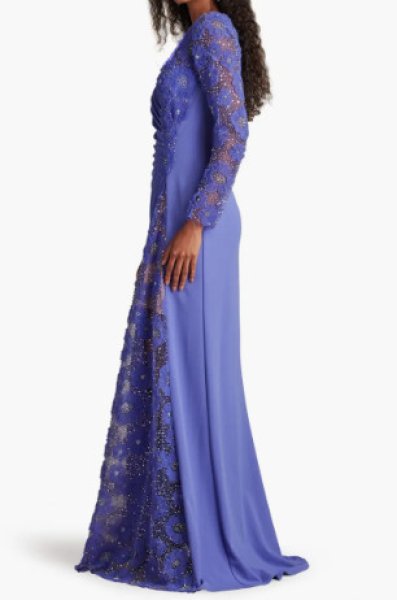 【TADASHI SHOJI】GARINAエンブロイダーチュールミディドレス TADASHI SHOJI】GARINAエンブロイダーチュールミディドレス