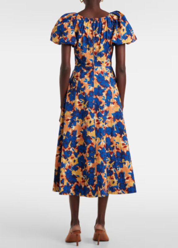 画像2: セール！【雑誌掲載、大政絢さん着用】ULLA JOHNSON ウラジョンソン　Imara 花柄ドレス  08081 (2)