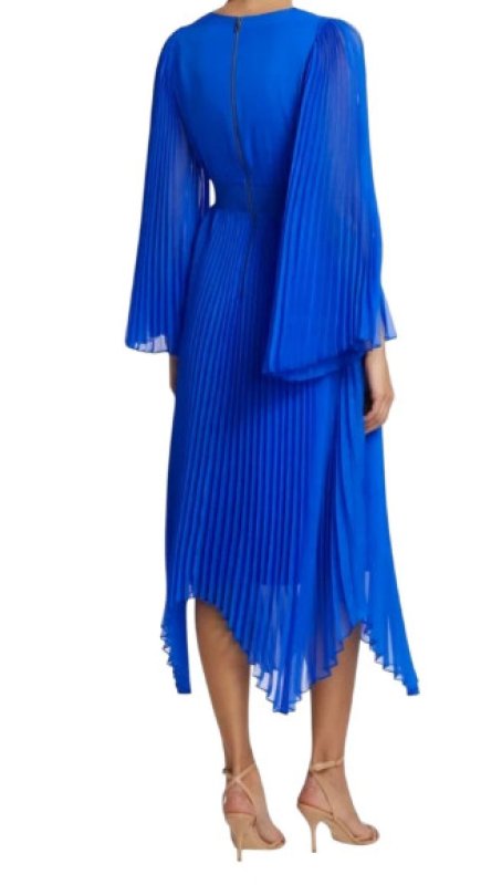 画像2: 【パリスヒルトン愛用】Alice + Olivia アリスアンドオリビア　  Sion Maxi Dress ブルー (2)