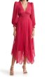 画像1: Alice + Olivia アリスアンドオリビア　 Sion Sunburst Pleated Dress ピンク系 (1)