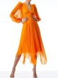画像1: Alice + Olivia アリスアンドオリビア　 Sion Sunburst Pleated Dress オレンジ系 (1)