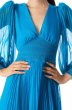 画像3: 【パリスヒルトン愛用】Alice + Olivia アリスアンドオリビア　 Sion Sunburst Pleated Dress 　Turkish Blue (3)