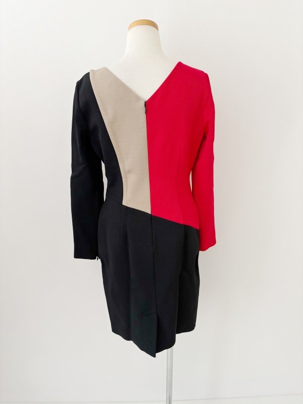 画像5: 即発！【Wendy着用、ドラマ使用】Diane von Furstenberg ダイアンフォンファステンバーグ　Colorblock Dress (5)