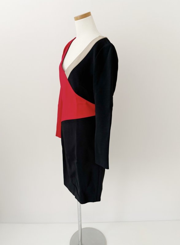 画像4: 即発！【Wendy着用、ドラマ使用】Diane von Furstenberg ダイアンフォンファステンバーグ　Colorblock Dress (4)