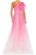画像2: Mac Duggal マックドゥガル　 Ombre Ruffled One Shoulder Ballgown (2)