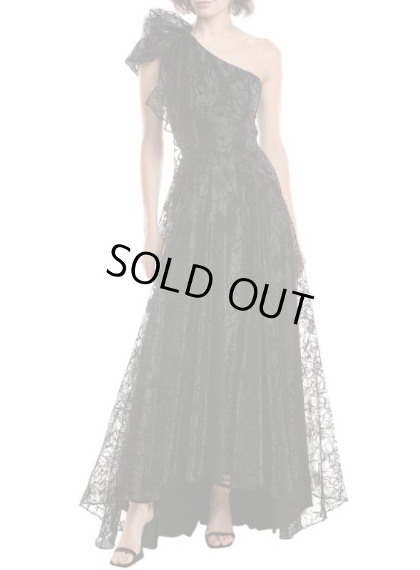 画像1: Black Halo   Mirabella One Shoulder Ballgown (1)