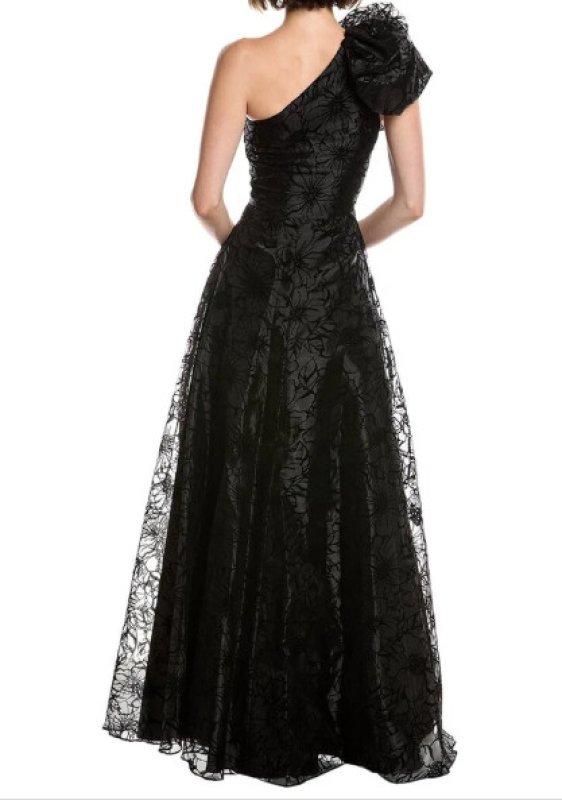 画像2: Black Halo   Mirabella One Shoulder Ballgown (2)