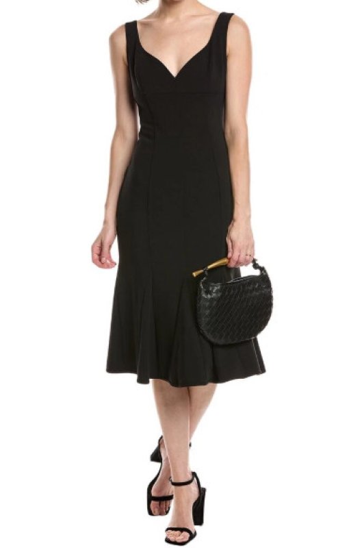画像1: Black Halo 　Ashlyn Midi Dress (1)