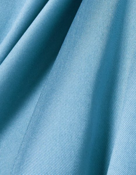 画像6: セール!【滝沢眞規子さん着用】Solace London ソレイスロンドン  Carmen off-the-shoulder satin-twill and crepe gown ブルー系  13826 (6)