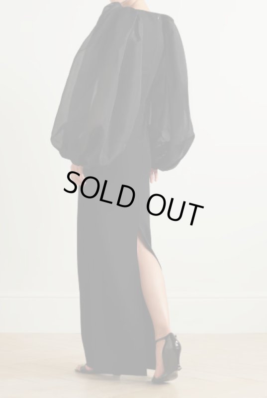 画像2: セール！Solace London ソレイスロンドン  Karla crepe and organza maxi dress (2)