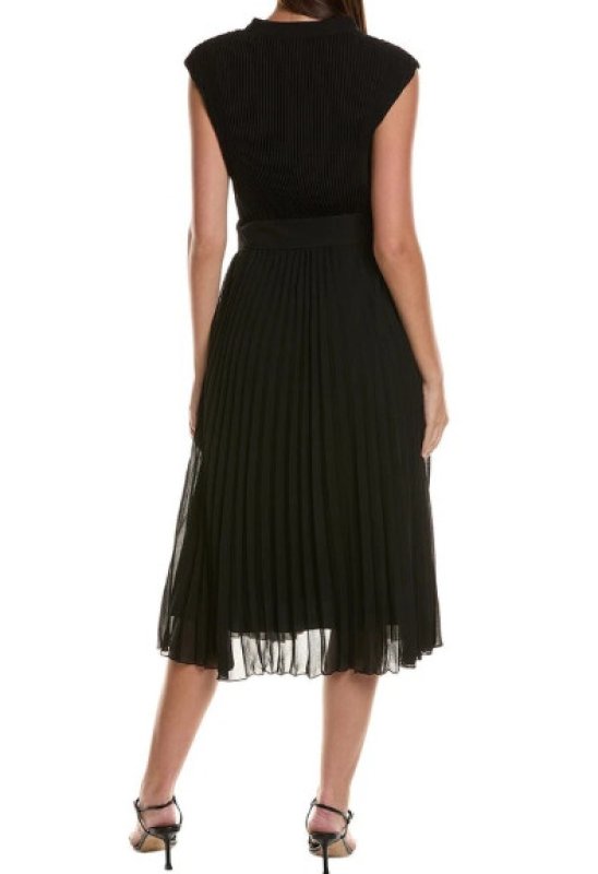 画像2: セール！BOSS Hugo Boss   Diloh アコーディオンプリーツドレス (2)