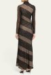 画像2: 【ドラマ使用】Alice + Olivia アリスアンドオリビア   Delora Lace Mock-Turtleneck Maxi Dress (2)