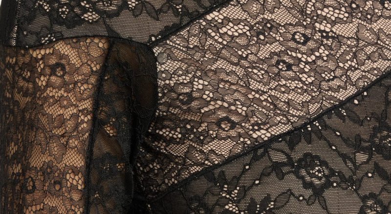 画像5: セール！【ドラマ使用】Alice + Olivia アリスアンドオリビア   Delora Lace Mock-Turtleneck Maxi Dress  13840 (5)